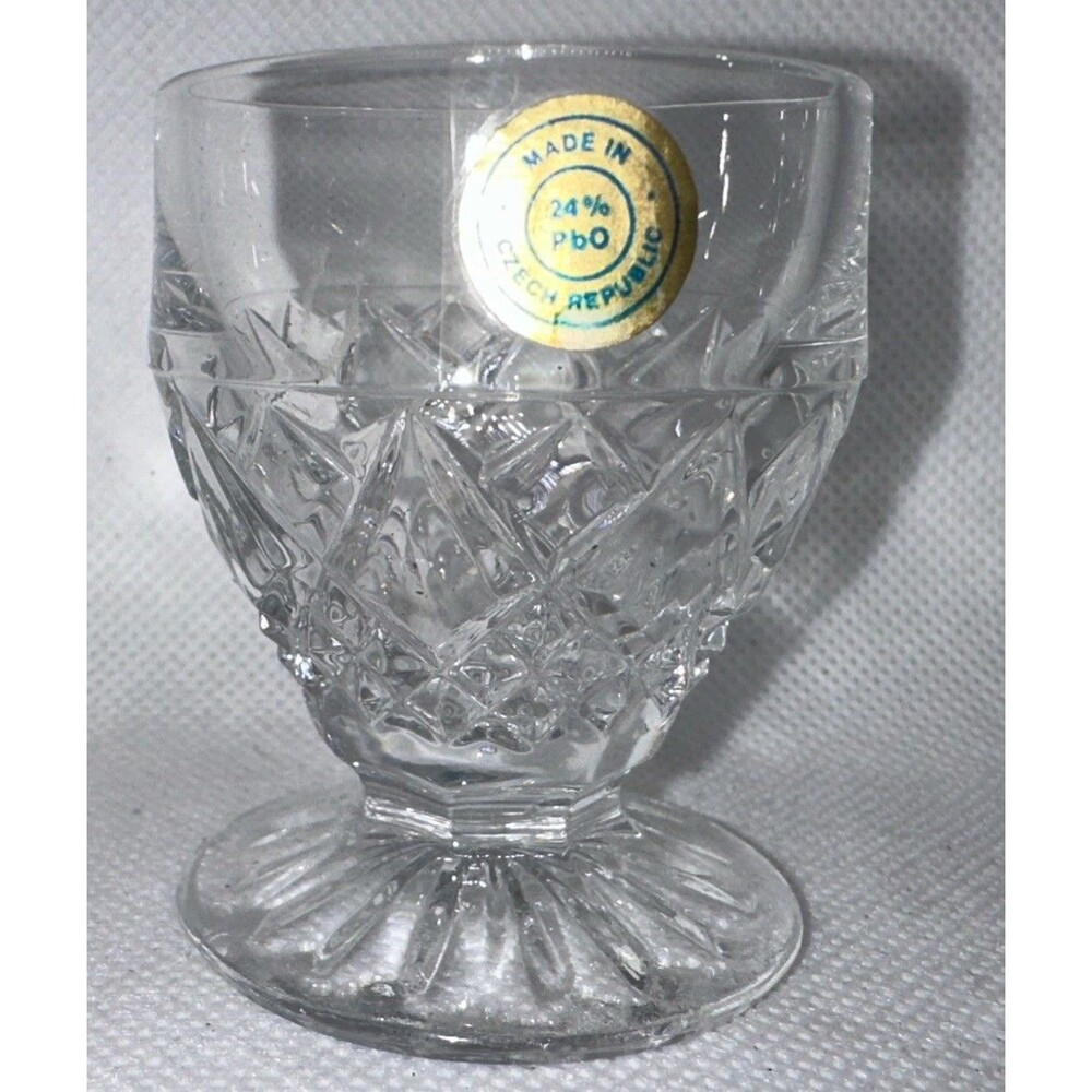 JIHLAVSKE BOHEMIA SKLARNY Crystal GLass 24% Lead PBO CZECH REPUBLIC New